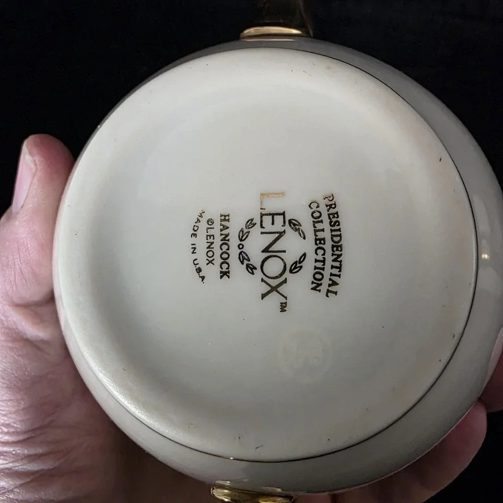 Lenox China Presidential‎ Collection Hancock Creamer & Sugar Bowl w/ Lid NWOT
